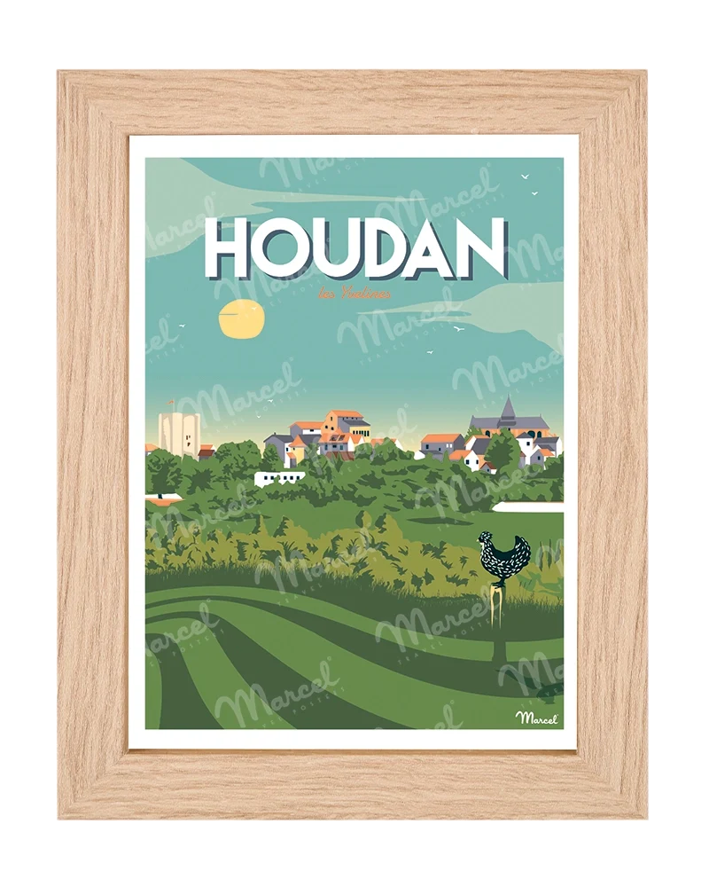 Carte Postale HOUDAN