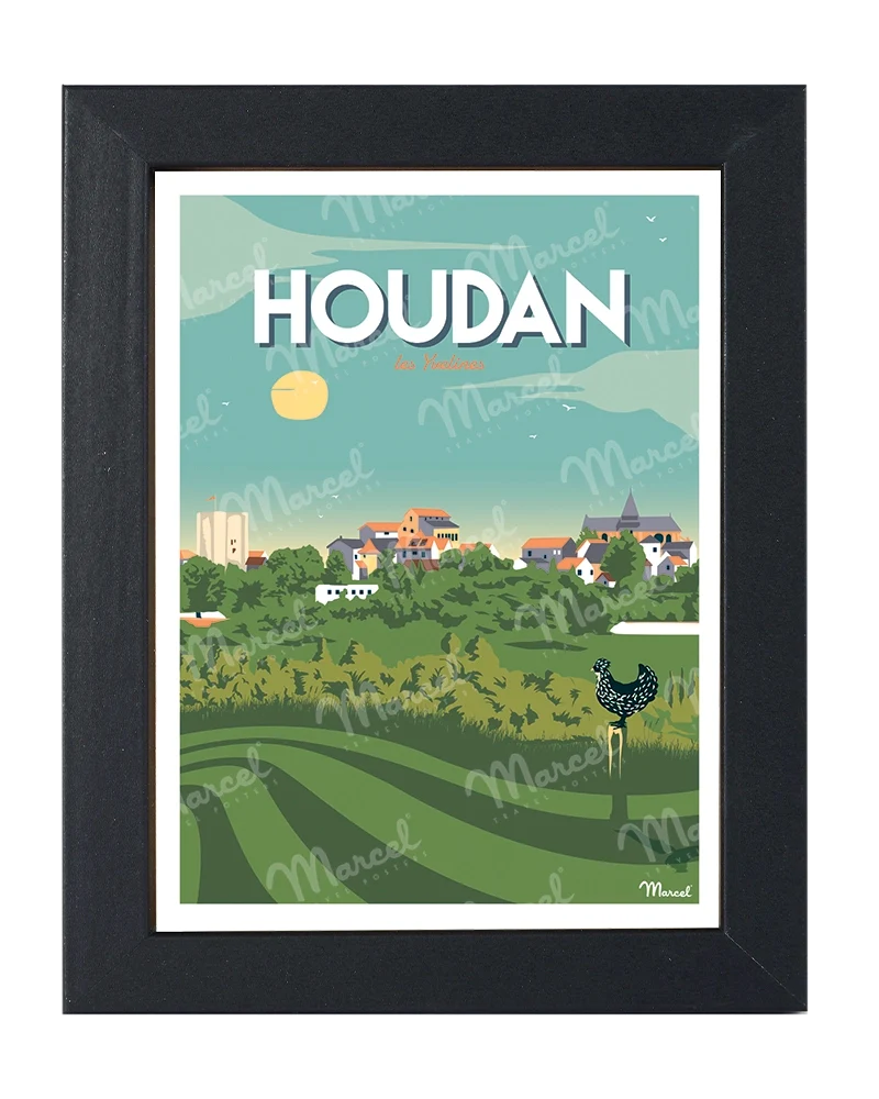 Carte Postale HOUDAN