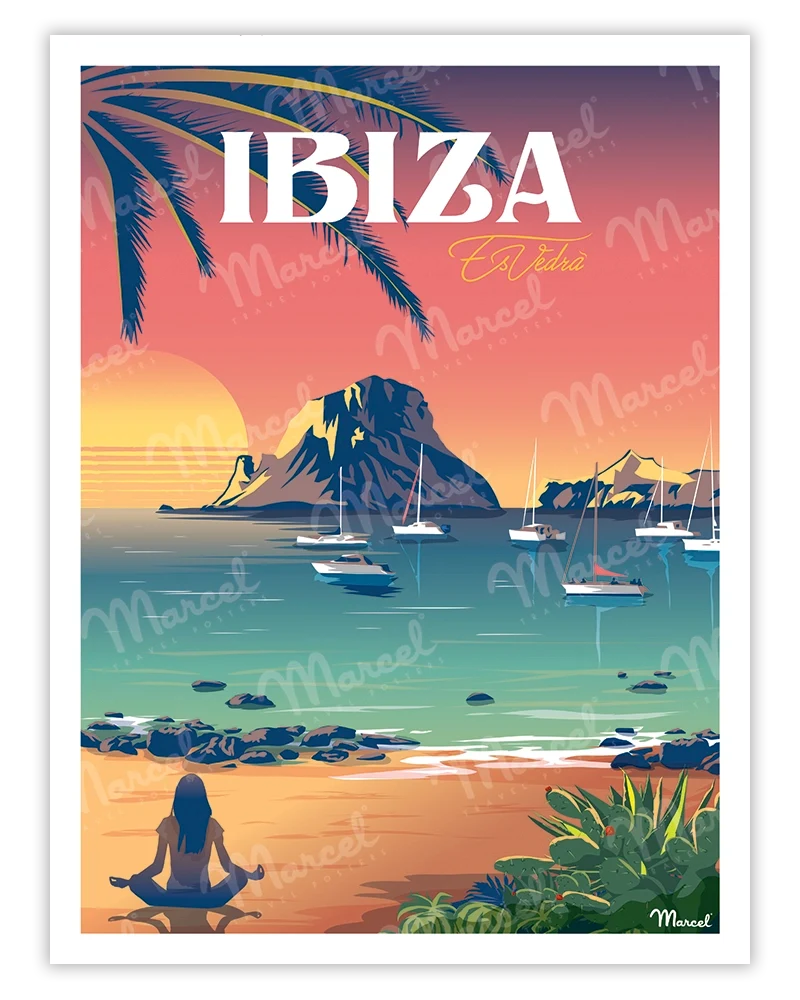 Affiche IBIZA "Es Vedrà"