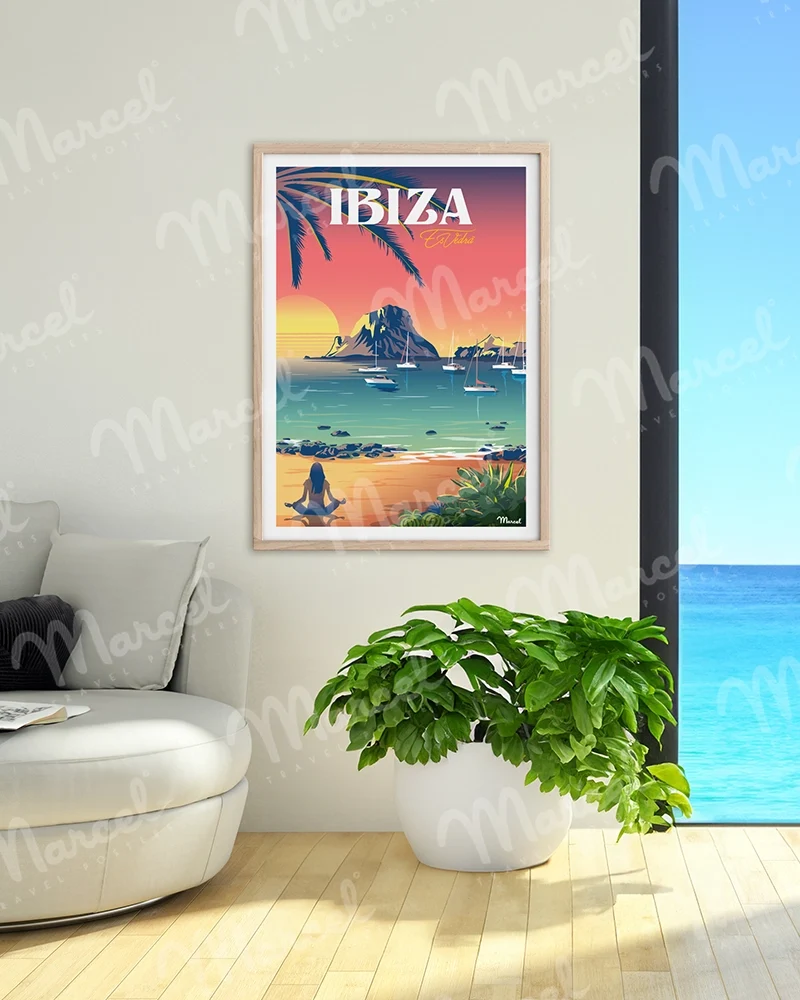Affiche IBIZA "Es Vedrà"