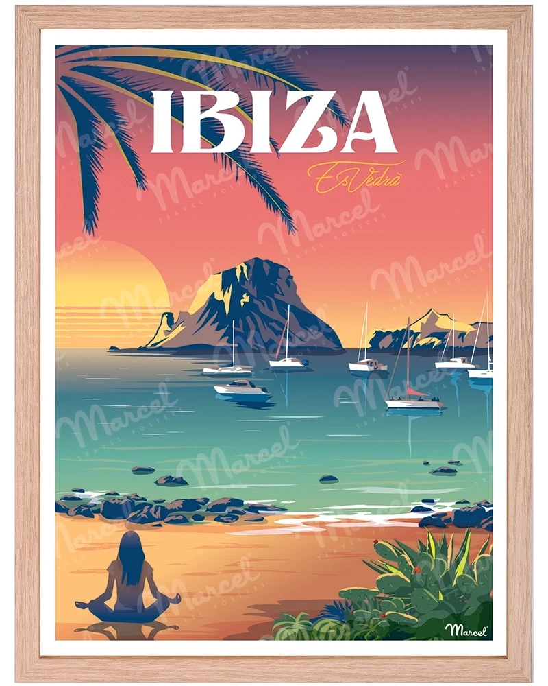 Affiche IBIZA "Es Vedrà"