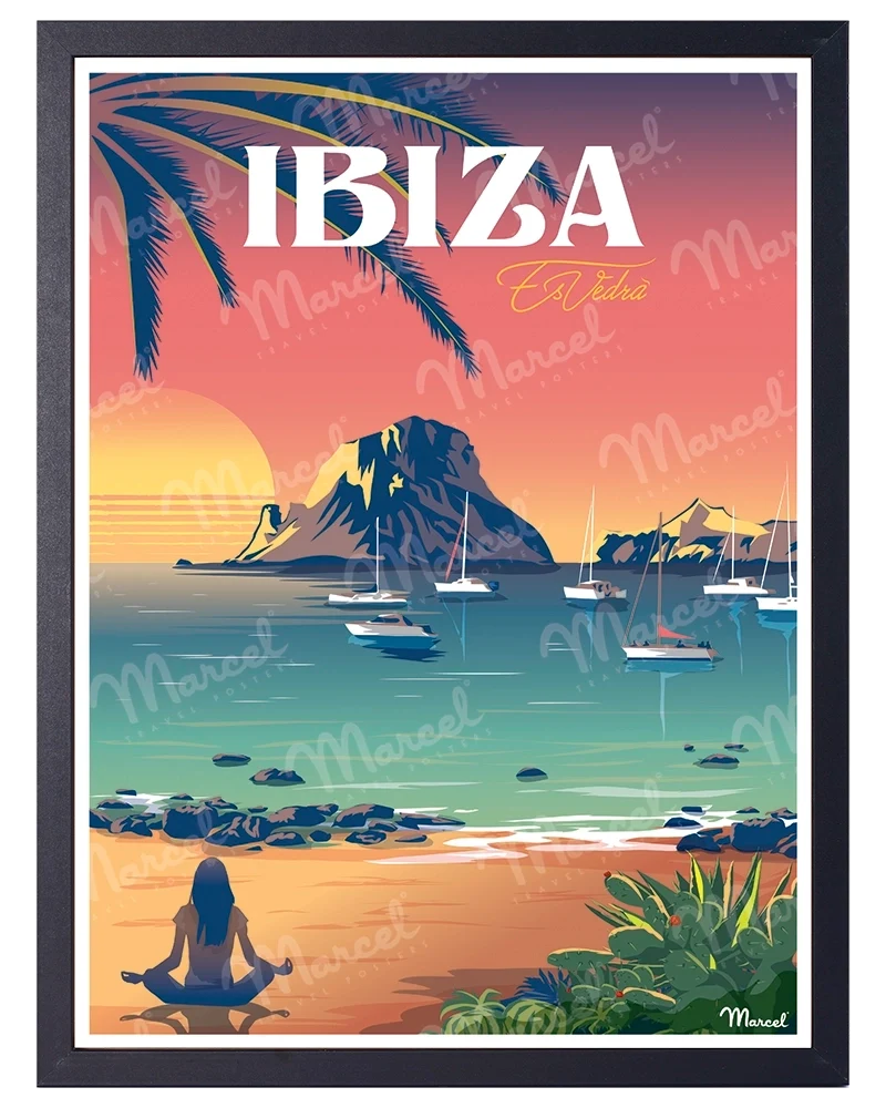 Affiche IBIZA "Es Vedrà"