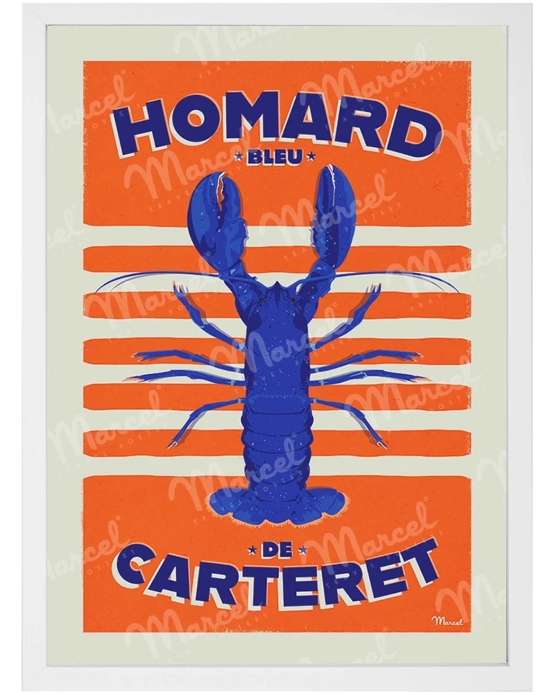 Affiche "Homard Bleu de CARTERET"
