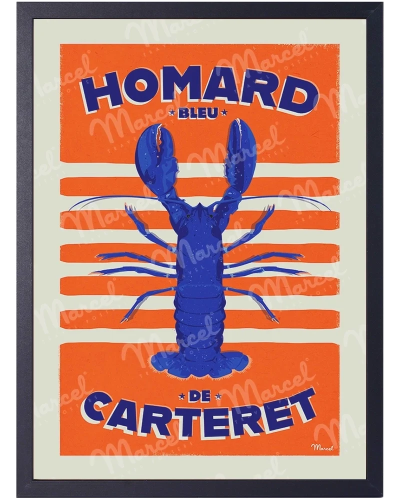 Affiche "Homard Bleu de CARTERET"