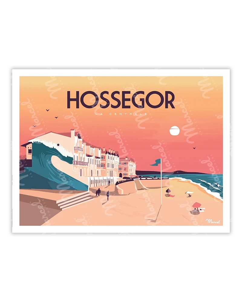 Affiche HOSSEGOR "La Centrale" 2