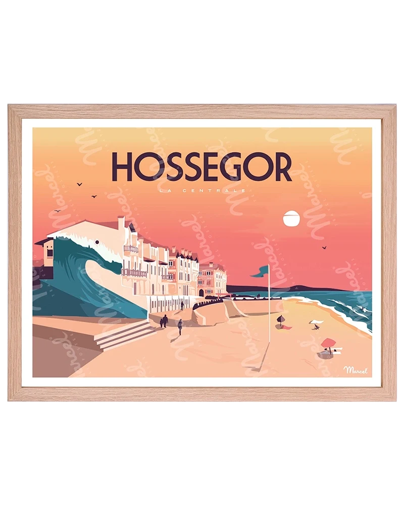 Affiche HOSSEGOR "La Centrale" 2