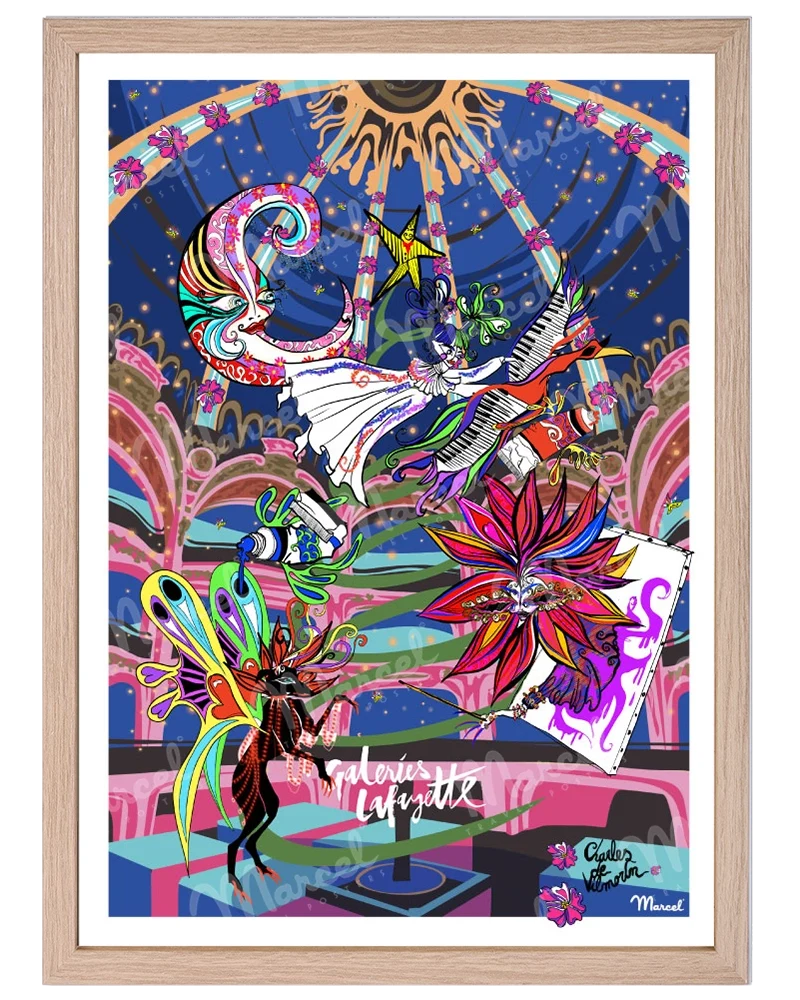 Affiche Haussman by Marcel X Charles de Vilmorin