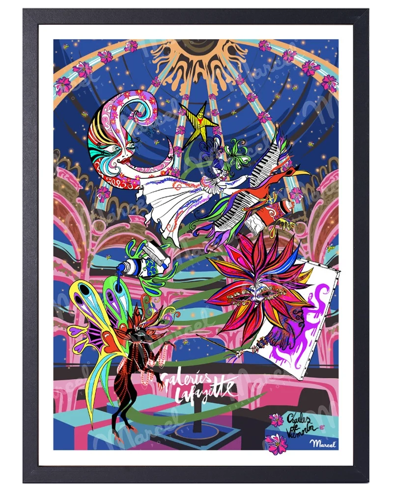 Affiche Haussman by Marcel X Charles de Vilmorin