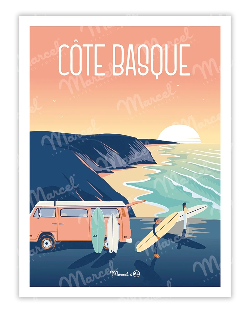 Affiche Collaboration Marcel x La Marque 64