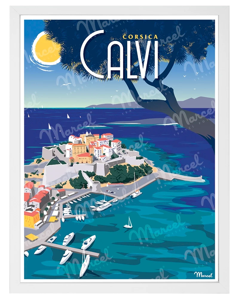 Affiche CALVI "Le Port"