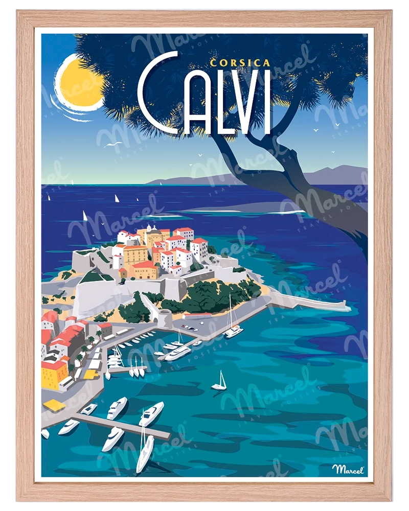 Affiche CALVI "Le Port"