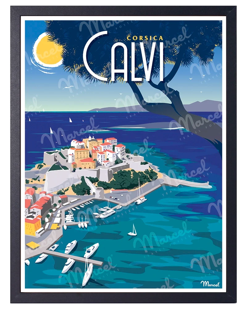 Affiche CALVI "Le Port"