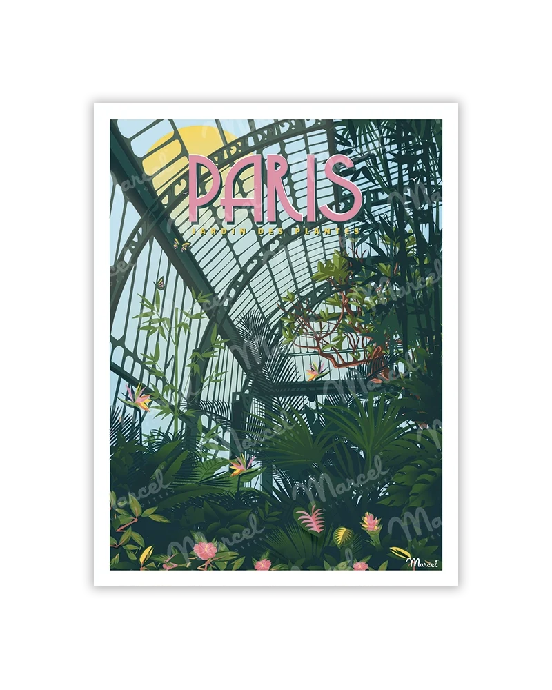 Carte Postale PARIS "Jardin des plantes"