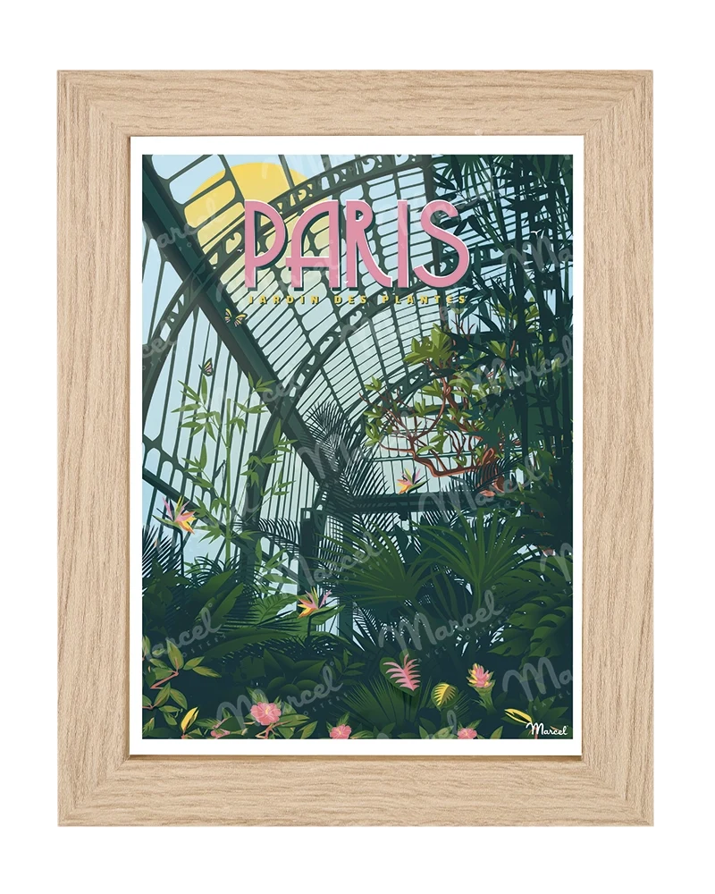 Carte Postale PARIS "Jardin des plantes"
