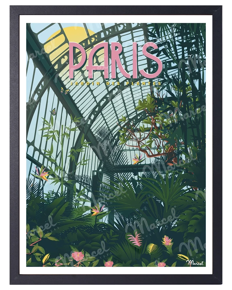 Affiche PARIS "Jardin des plantes"