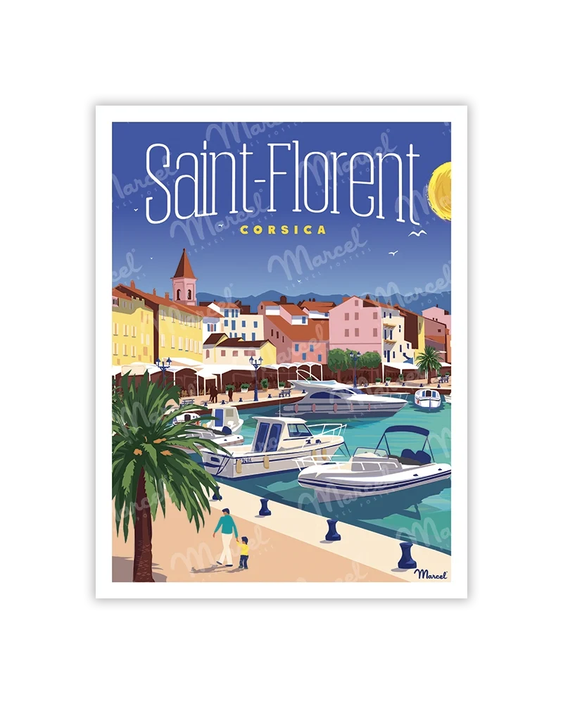 Carte Postale CORSE "Saint-Florent"
