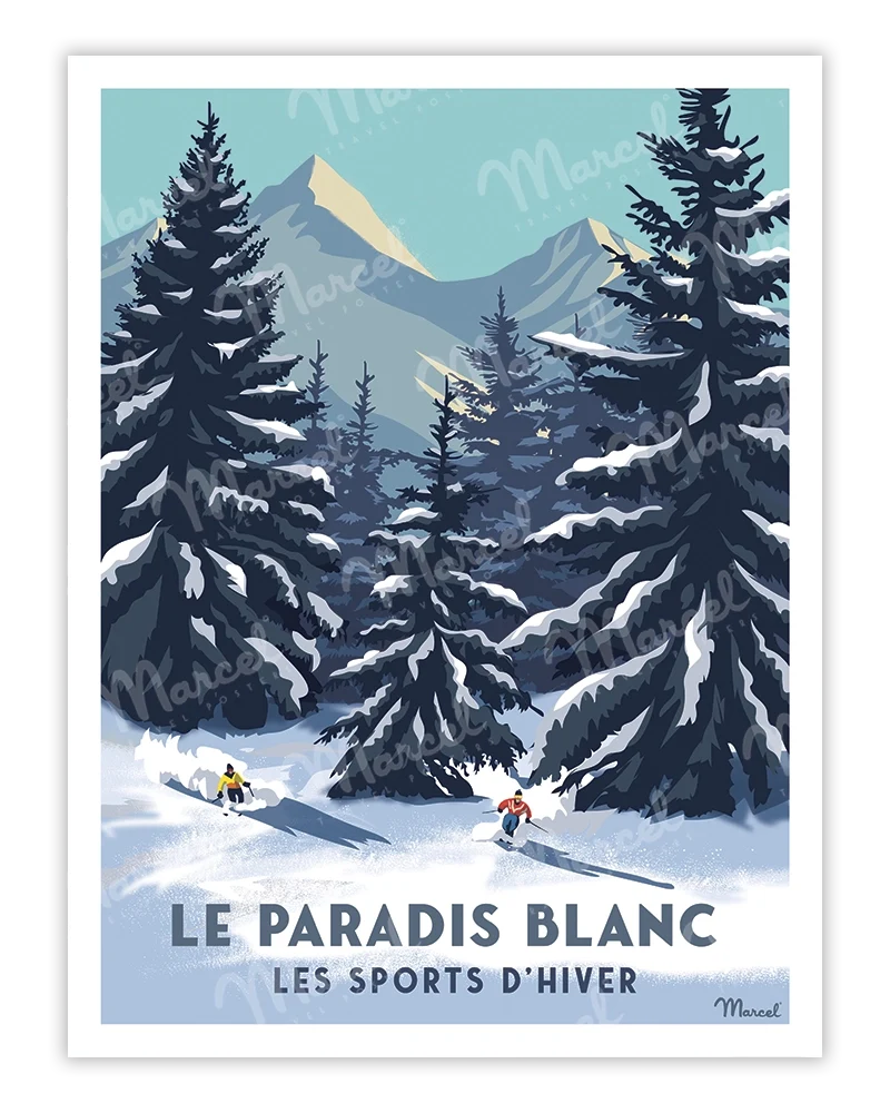 Affiche "Le Paradis blanc"