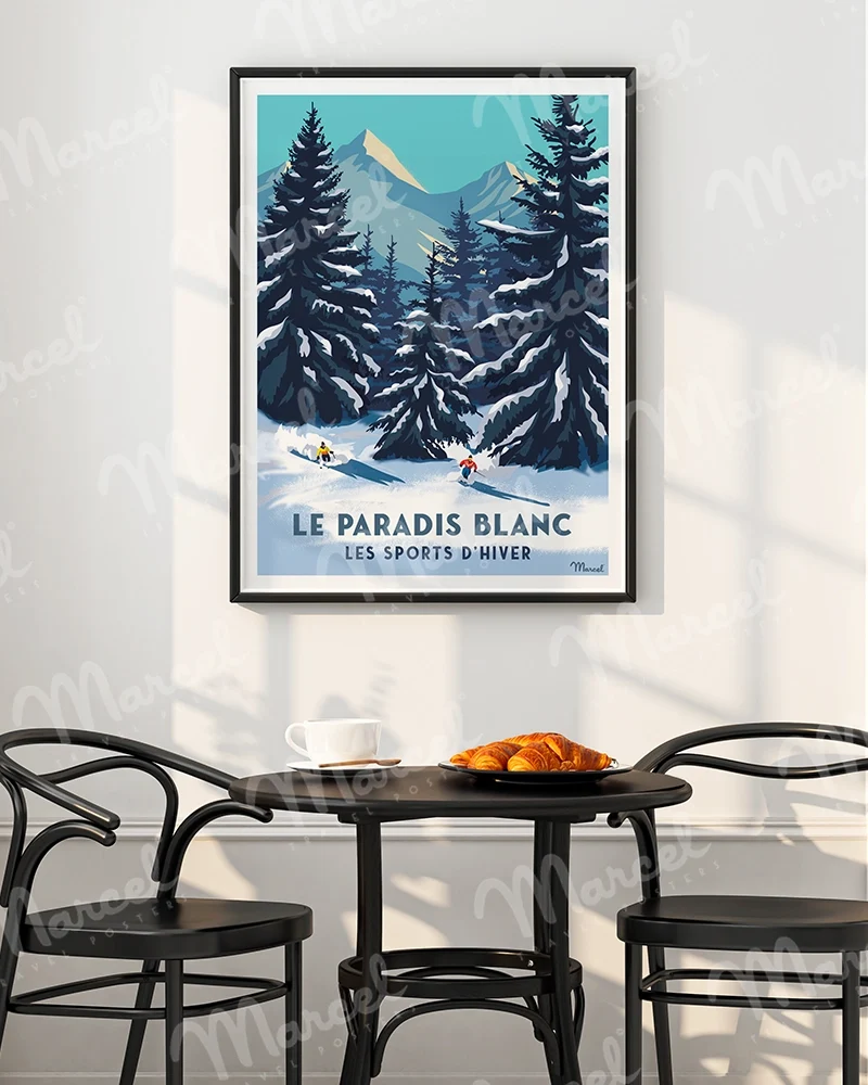 Affiche "Le Paradis blanc"