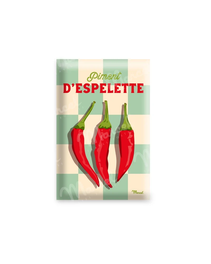 Magnet Travel Color "Piment d'Espelette"