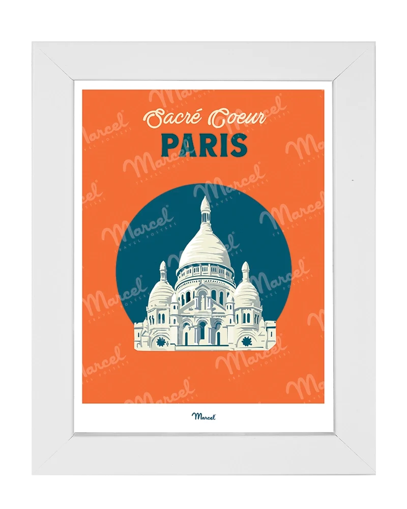 Carte postale Travel Color PARIS "Sacré-Coeur"