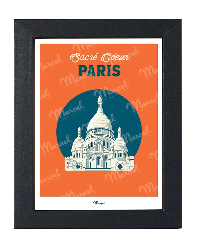 Carte postale Travel Color PARIS "Sacré-Coeur"