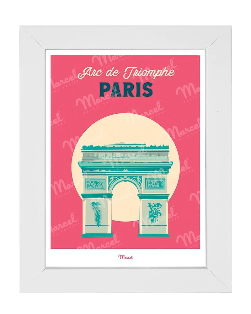 Carte postale Travel Color PARIS "Arc de Triomphe"