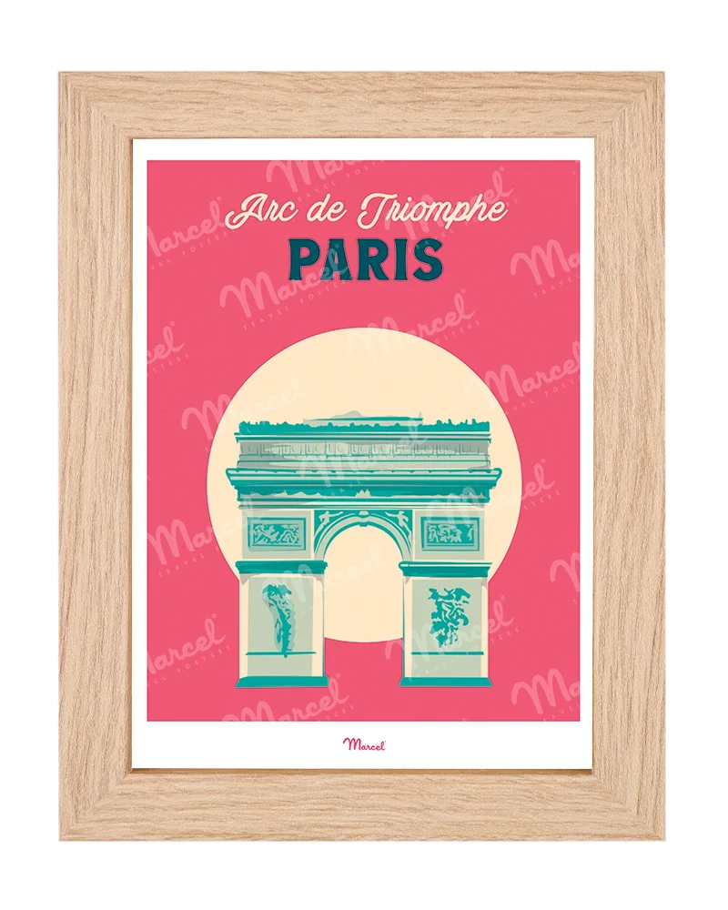 Carte postale Travel Color PARIS "Arc de Triomphe"