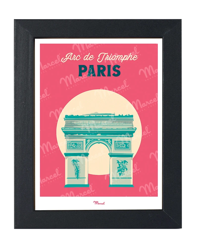 Carte postale Travel Color PARIS "Arc de Triomphe"