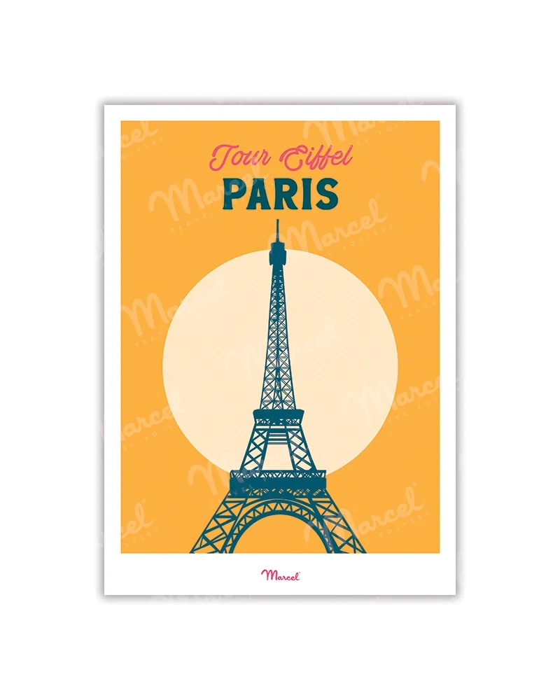 Carte postale Travel Color PARIS "Tour Eiffel"