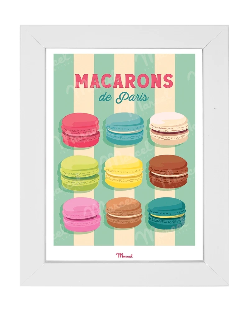 Carte postale Travel Color PARIS "Macarons de Paris"