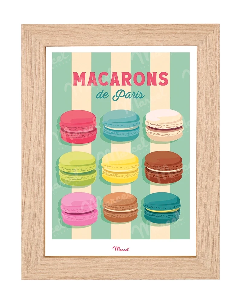 Carte postale Travel Color PARIS "Macarons de Paris"