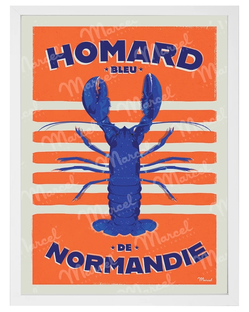 Affiche Homard de NORMANDIE