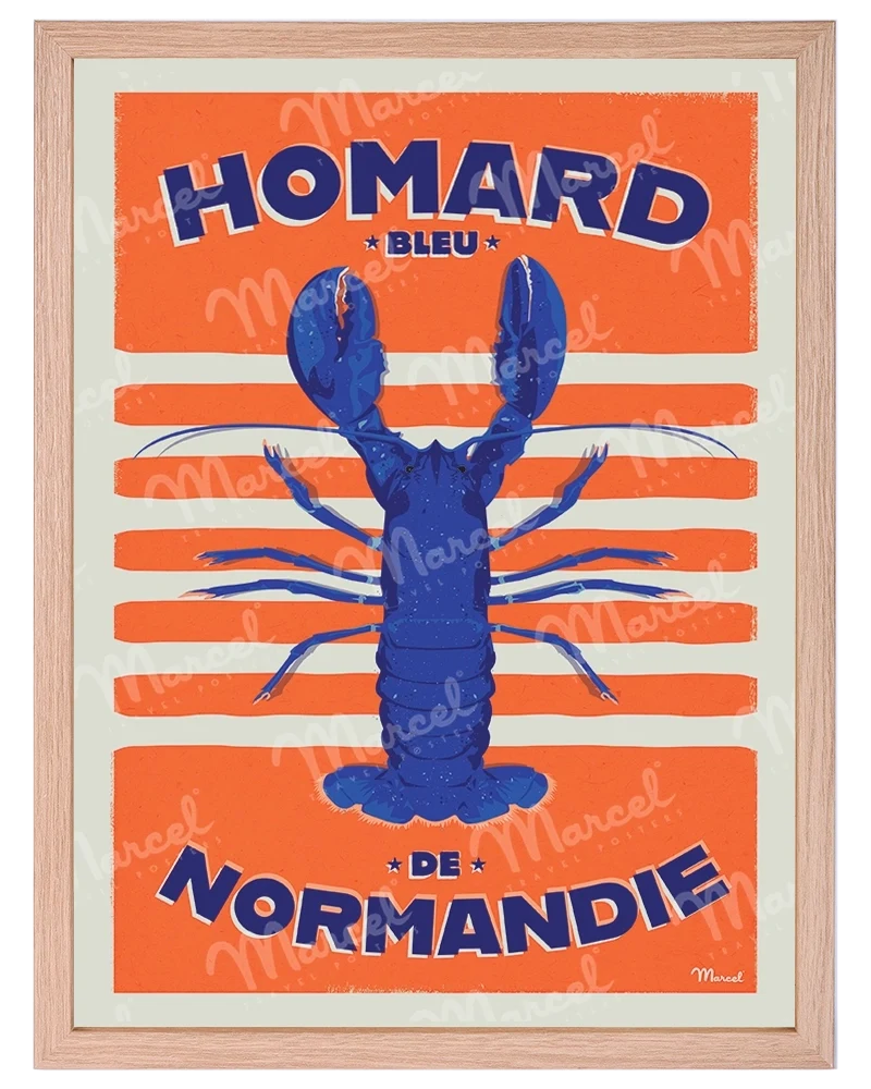Affiche Homard de NORMANDIE
