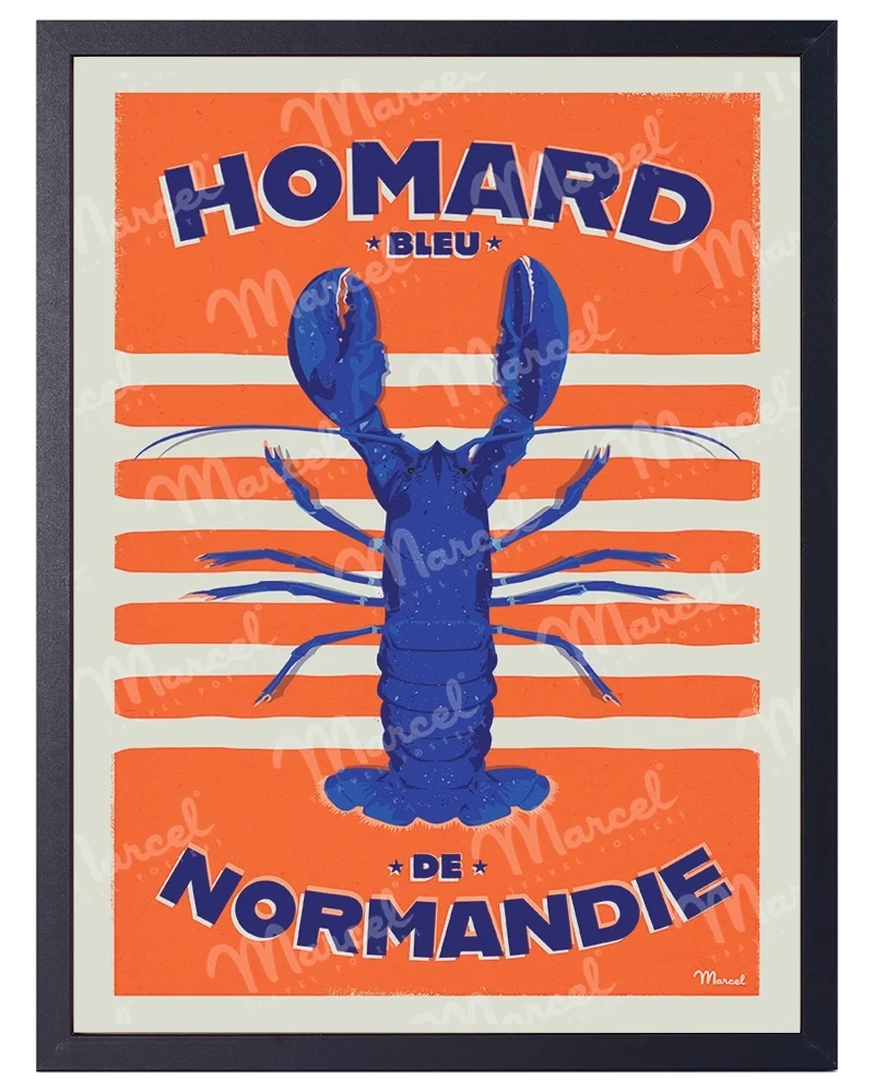 Affiche Homard de NORMANDIE