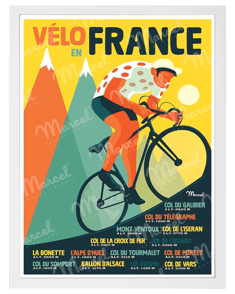 Affiche "Vélo en France"