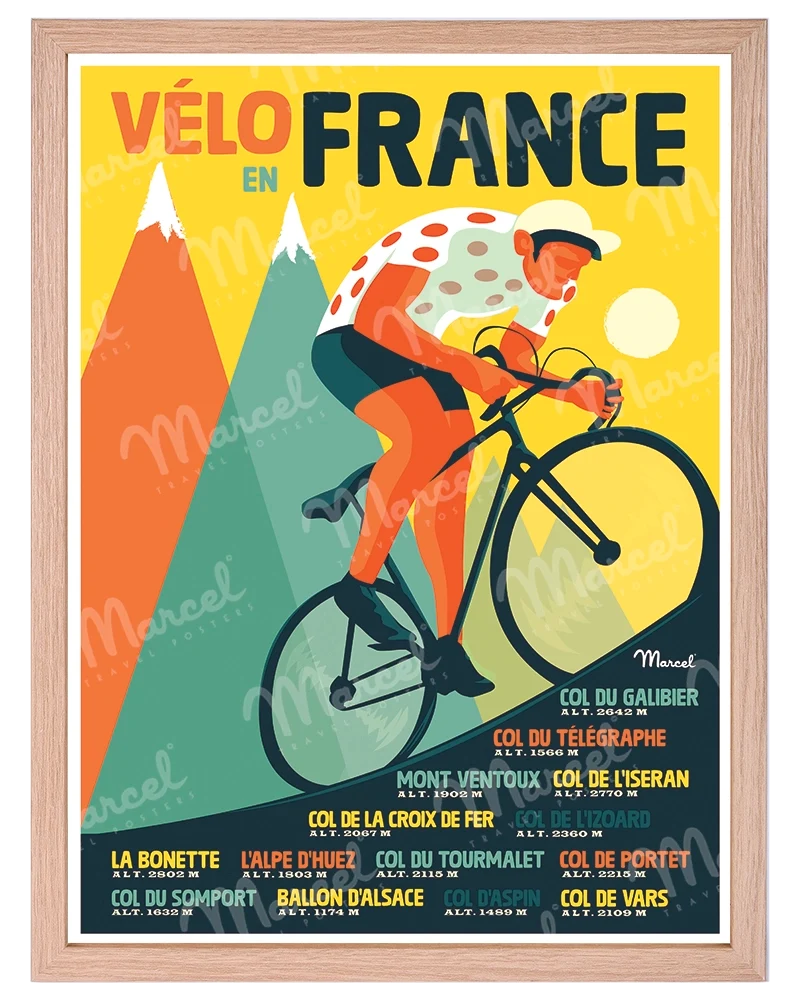 Affiche "Vélo en France"