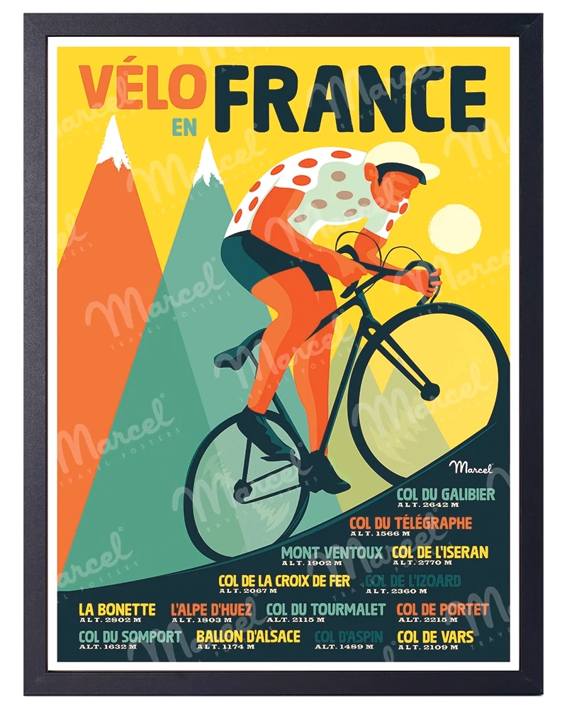 Affiche "Vélo en France"