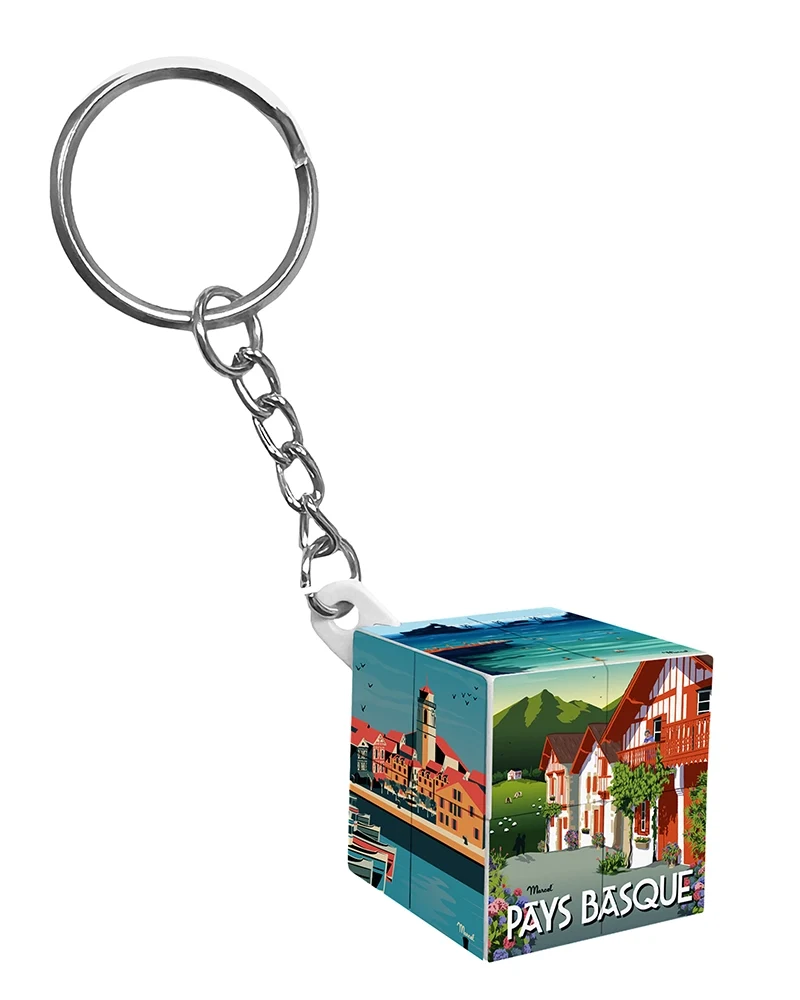 Porte-clé Cube PAYS BASQUE