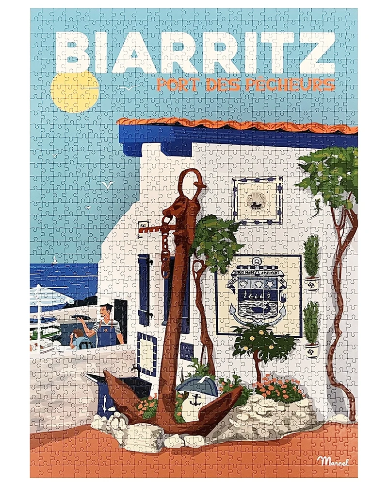 Puzzle BIARRITZ "Port des Pêcheurs"