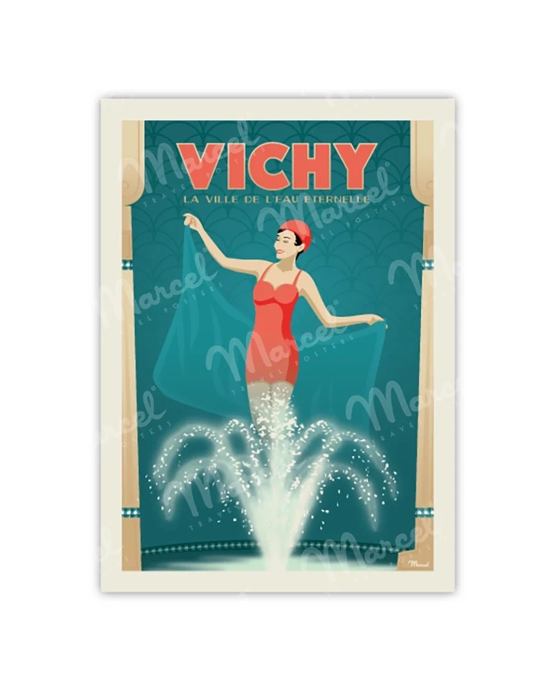 Carte Postale VICHY "L'Eau Eternelle"