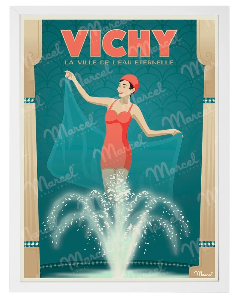 Affiche VICHY "L'Eau Eternelle"