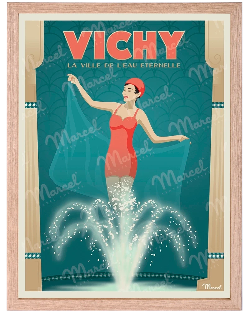 Affiche VICHY "L'Eau Eternelle"