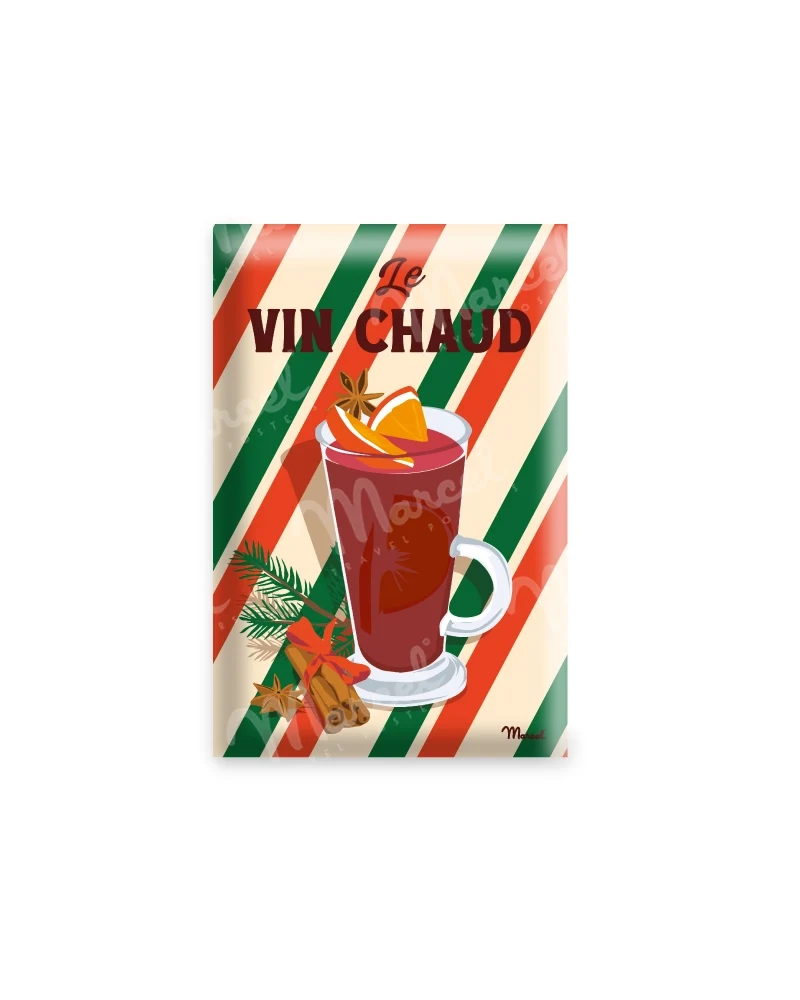 Magnet Travel Color "Le Vin Chaud de Noël"