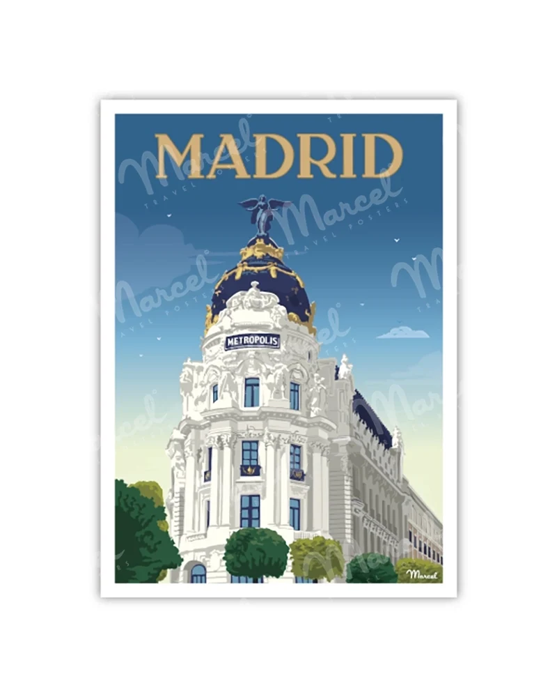 Carte Postale MADRID