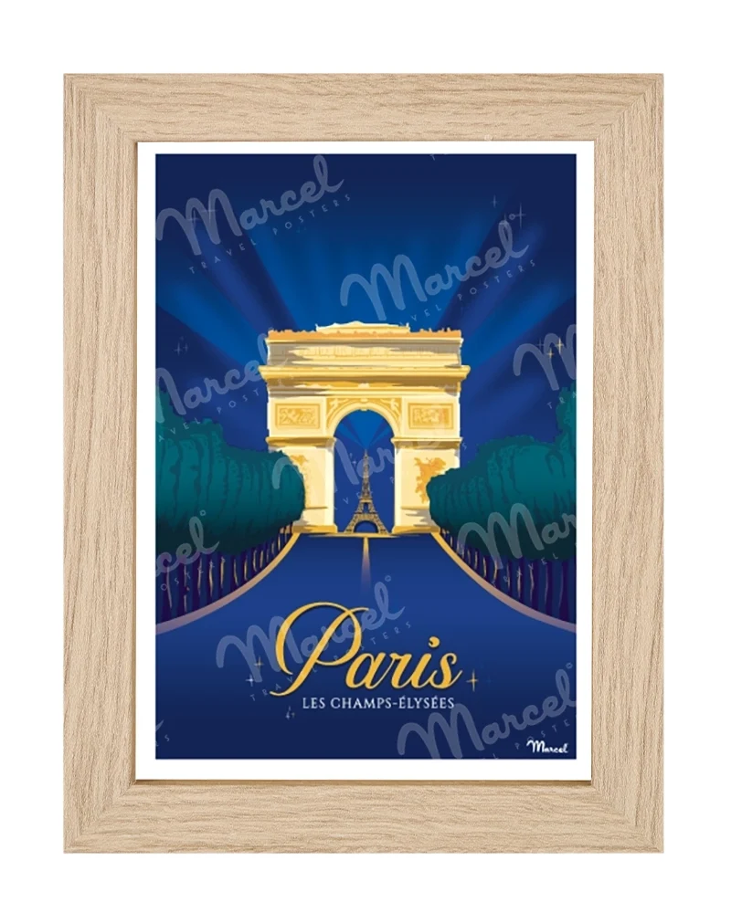 Carte Postale PARIS "Champs-Élysées"