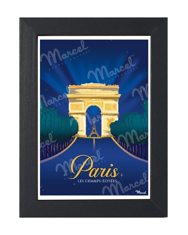 Carte Postale PARIS "Champs-Élysées"