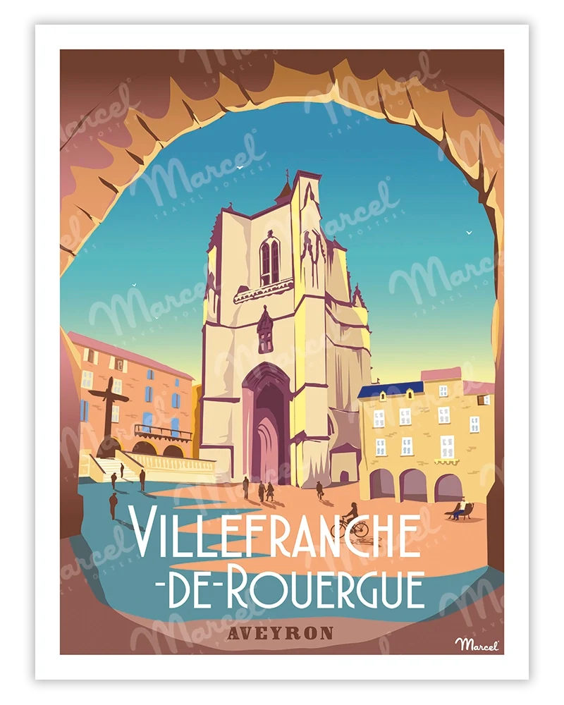 Affiche VILLEFRANCHE-DE-ROUERGUE