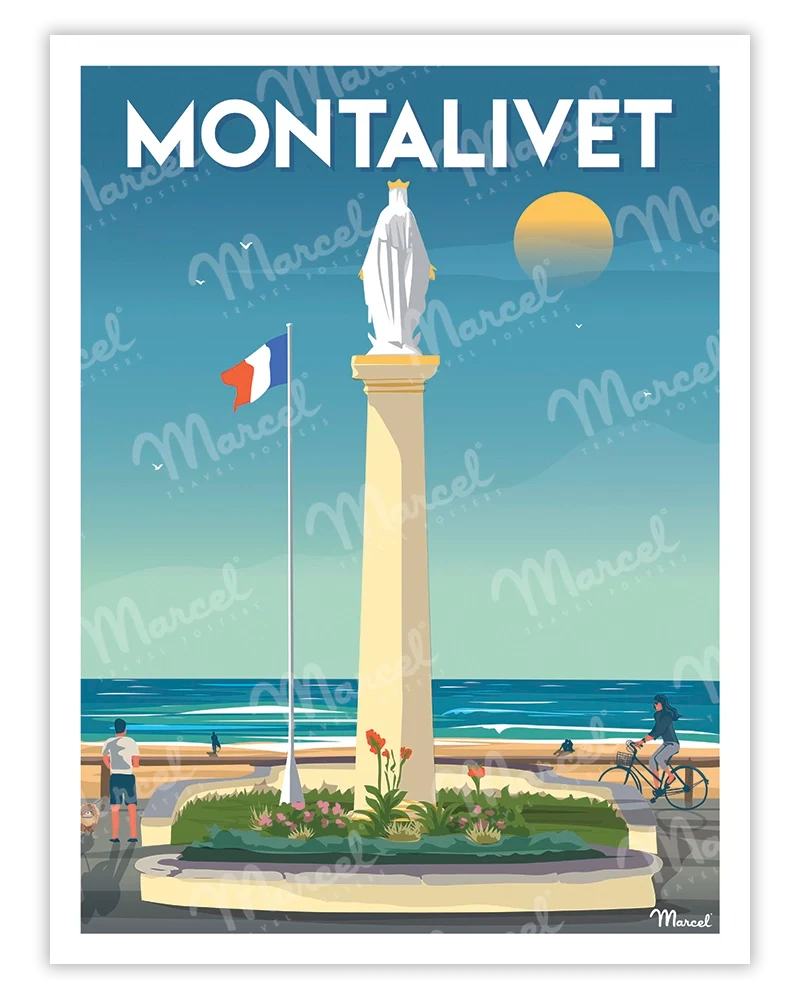 Affiche MONTALIVET "La Colonne"