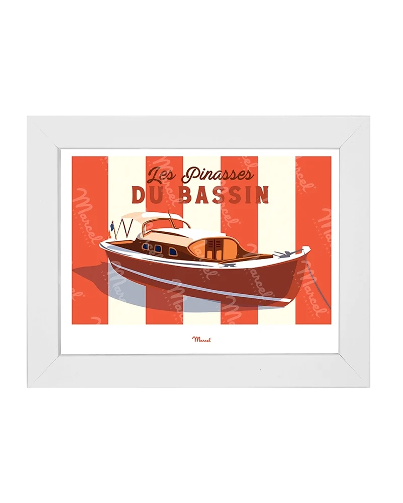 Carte postale Travel Color BASSIN D'ARCACHON "les Pinasses Rouges"