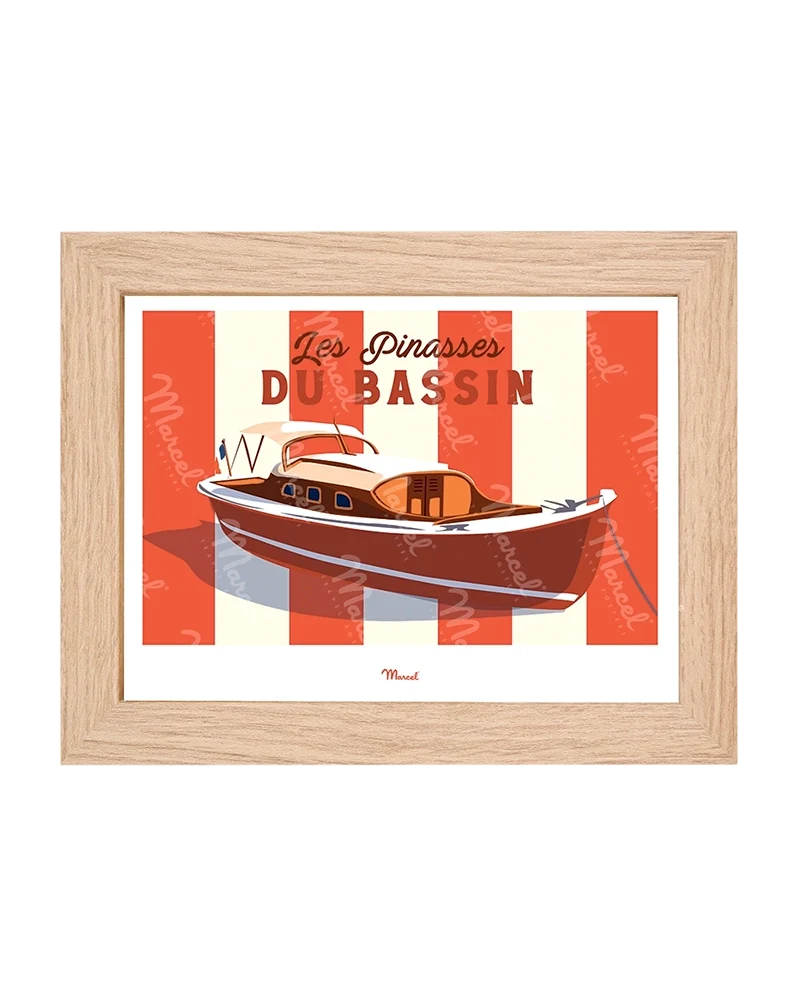 Carte postale Travel Color BASSIN D'ARCACHON "les Pinasses Rouges"